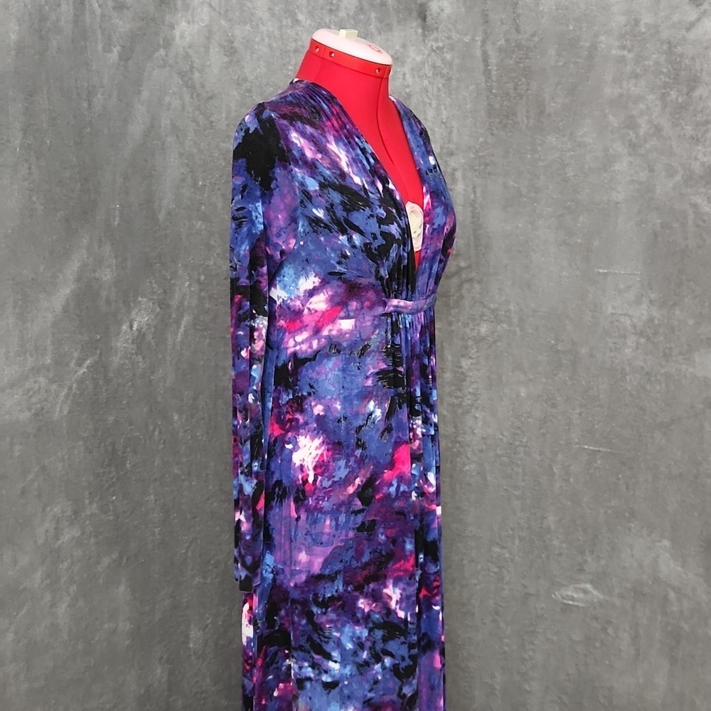 Rachel Pally long sleeved Kaftan dress in purple size XS - Picture 3 of 10